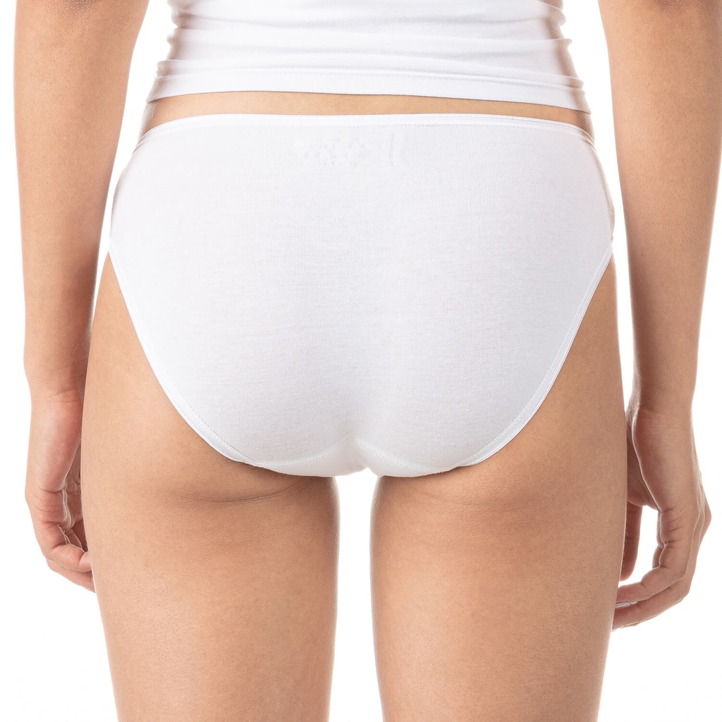 Lot de 3 slips femme en coton stretch Kontakt